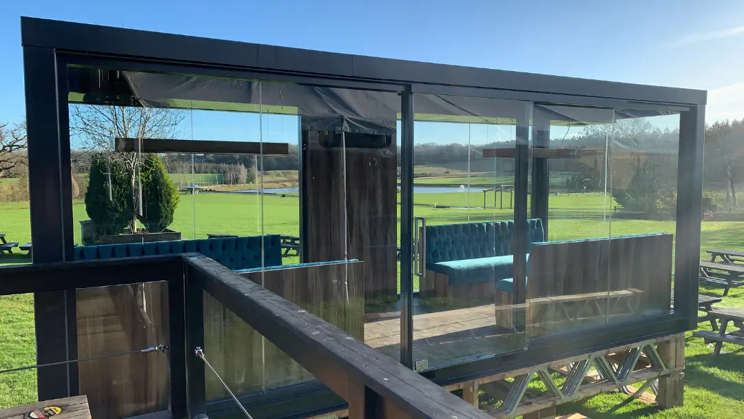 Bespoke dining pods from Sovereign Modular Buildings exterior photo