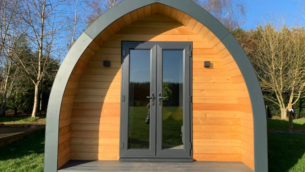 Sovereign modular buildings UK glamping pod exterior photo