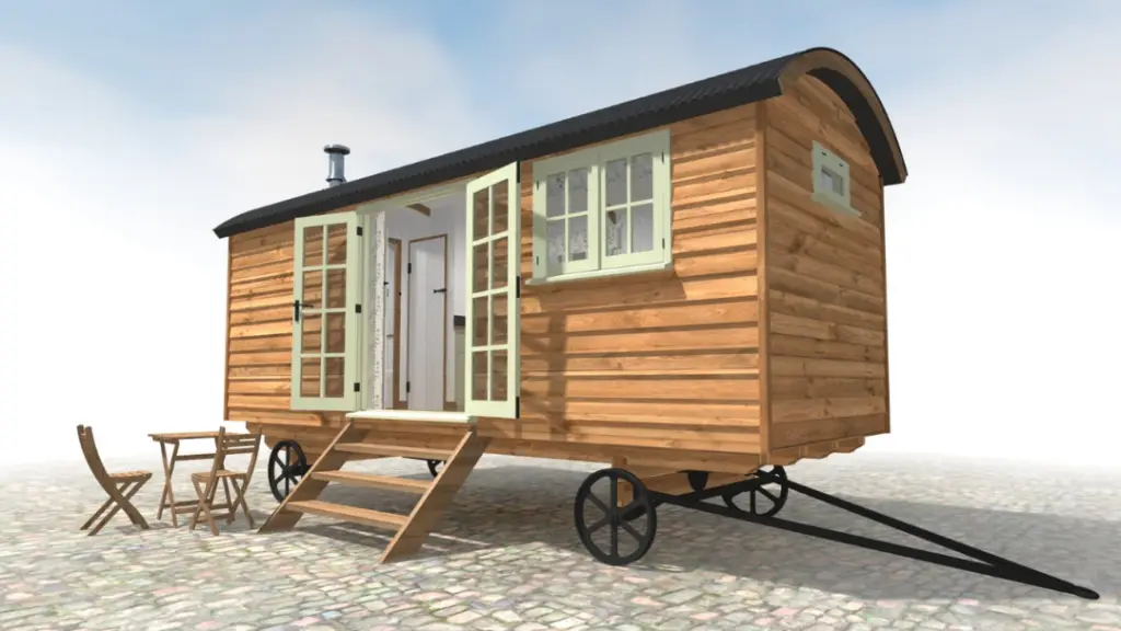 Sovereign modular buildings shepherds hut glamping pods design exterior design photo
