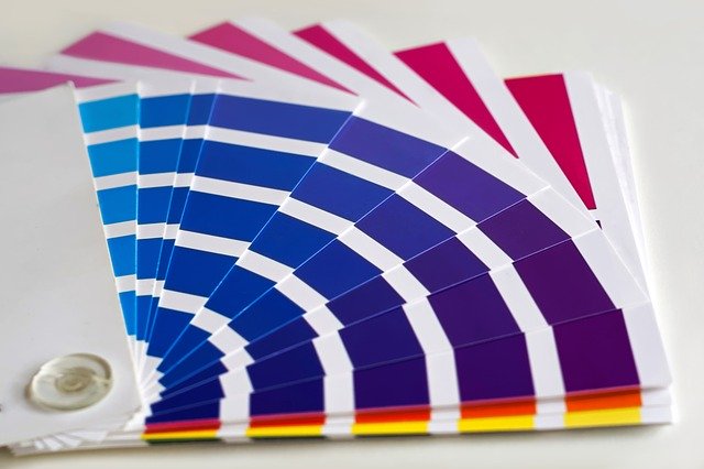 Exhibition stand colour picker